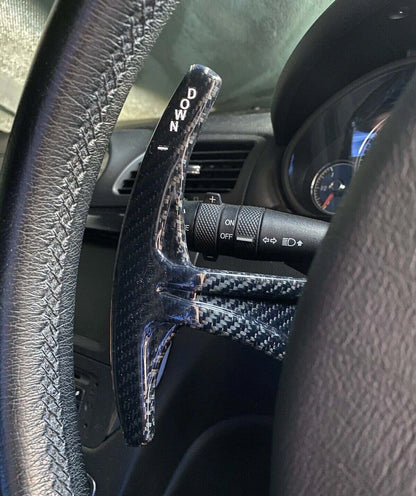 Real Carbon Fiber Steering Wheel Switch Paddle Kits Fits Maserati GranTurismo GT