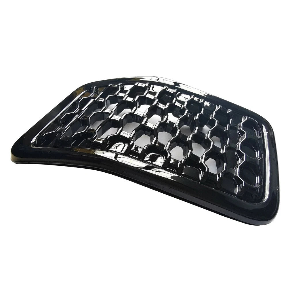 Black Front Grill Mesh Covers for Jeep Cherokee (2019-2022)