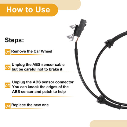 ABS Wheel Speed Sensor for Nissan NV1500 (2012-2019)