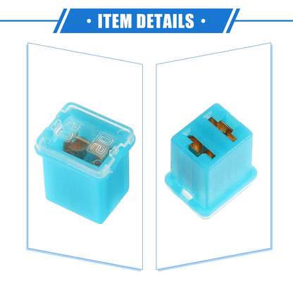 10 Pcs Mini Box Shaped Fuse 20 Amps for Pickup Trucks & Cars (Various Years)