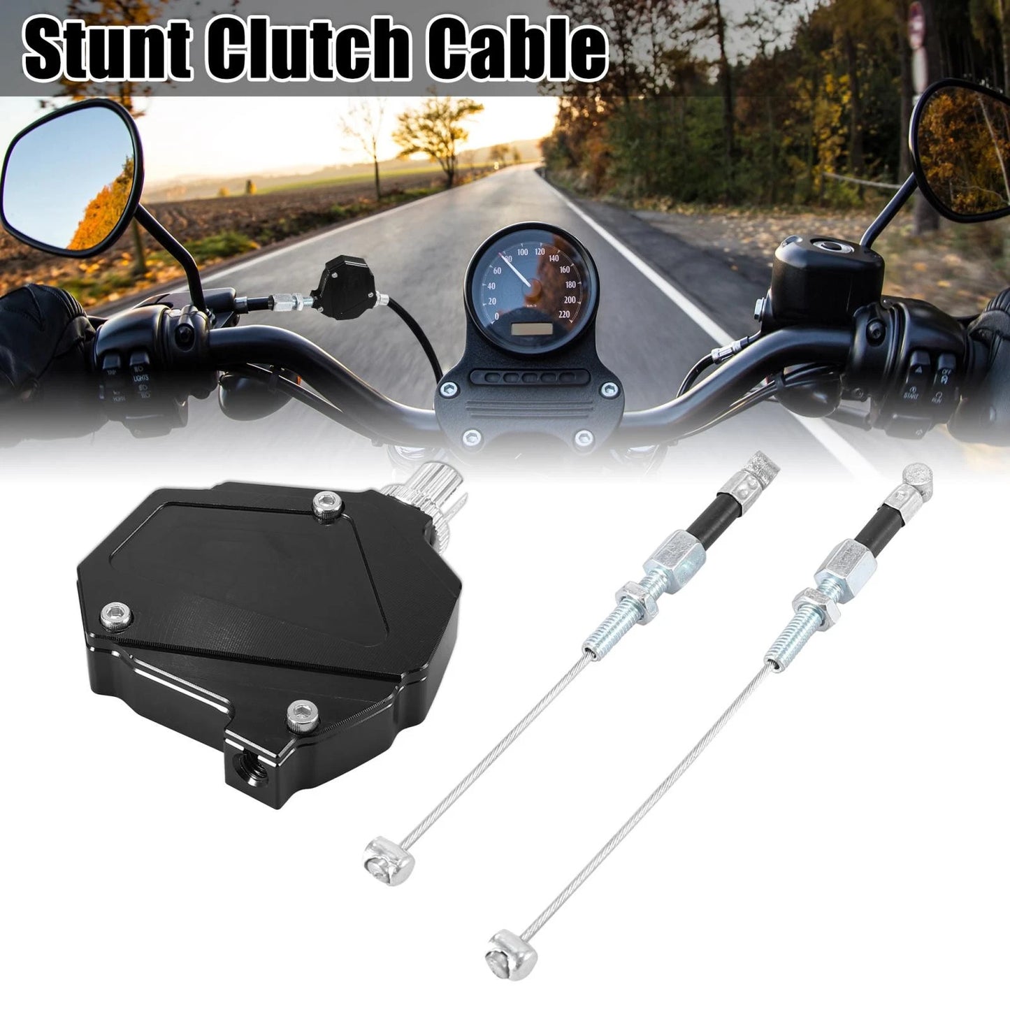 Motorcycle Stunt Pull Clutch Cable Easy Pull Economizer System for Motorcycle