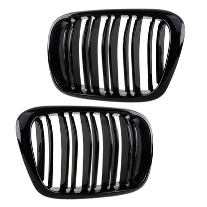 Gloss Black Front Bumper Grille for BMW 5 Series E39 Sedan M5 (1996-2003)