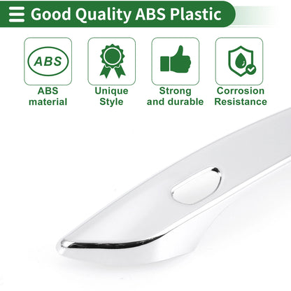 Door Handle Cover Trim for Mazda 3 (2019-2023) Silver Tone