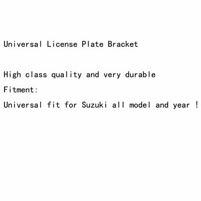 Universal License Plate Holder for Suzuki GSXR 600/750/1000 (2001-2023)