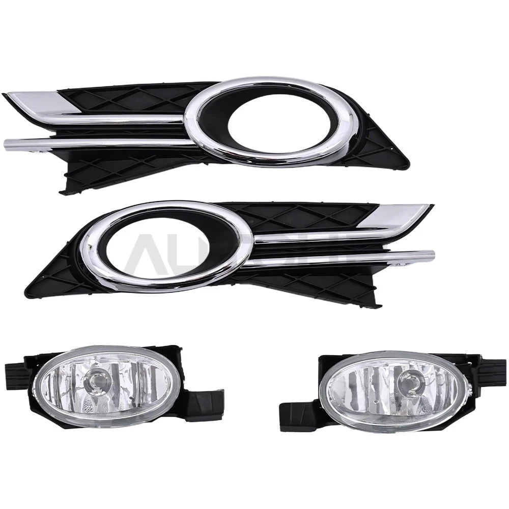 Pair Fog Lights W/Switch + Bezels for Honda Odyssey (2014–2017)