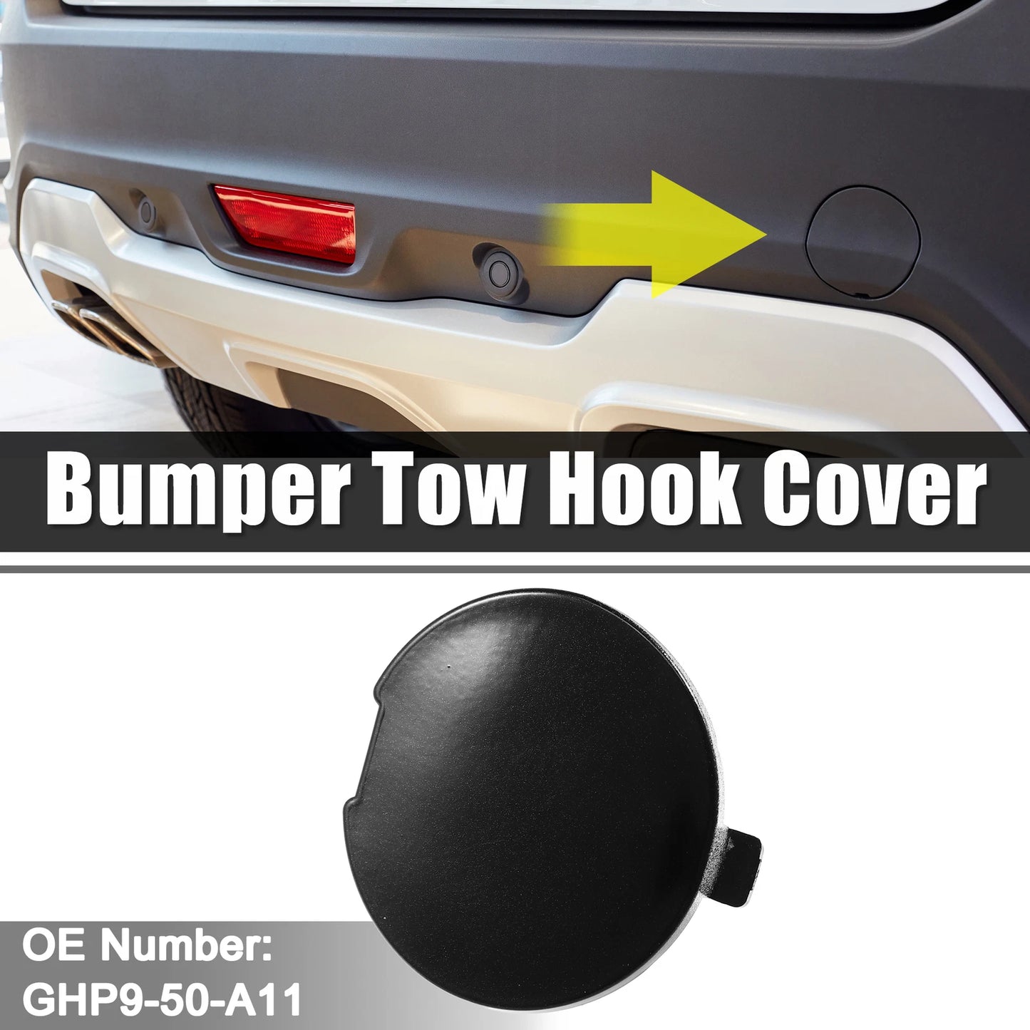 Front Left Bumper Tow Hook Cover for Mazda 6 (2003-2023)