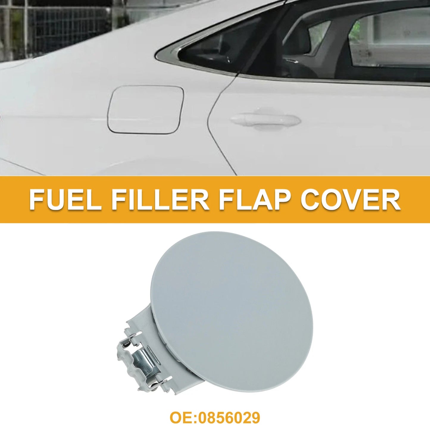 Fuel Tank Door Cap for Chevy Silverado 1500 (1999-2006) Black