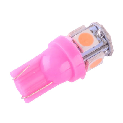 10Pcs Pink T10 LED Bulbs for Instrument Gauge Cluster Dash Light