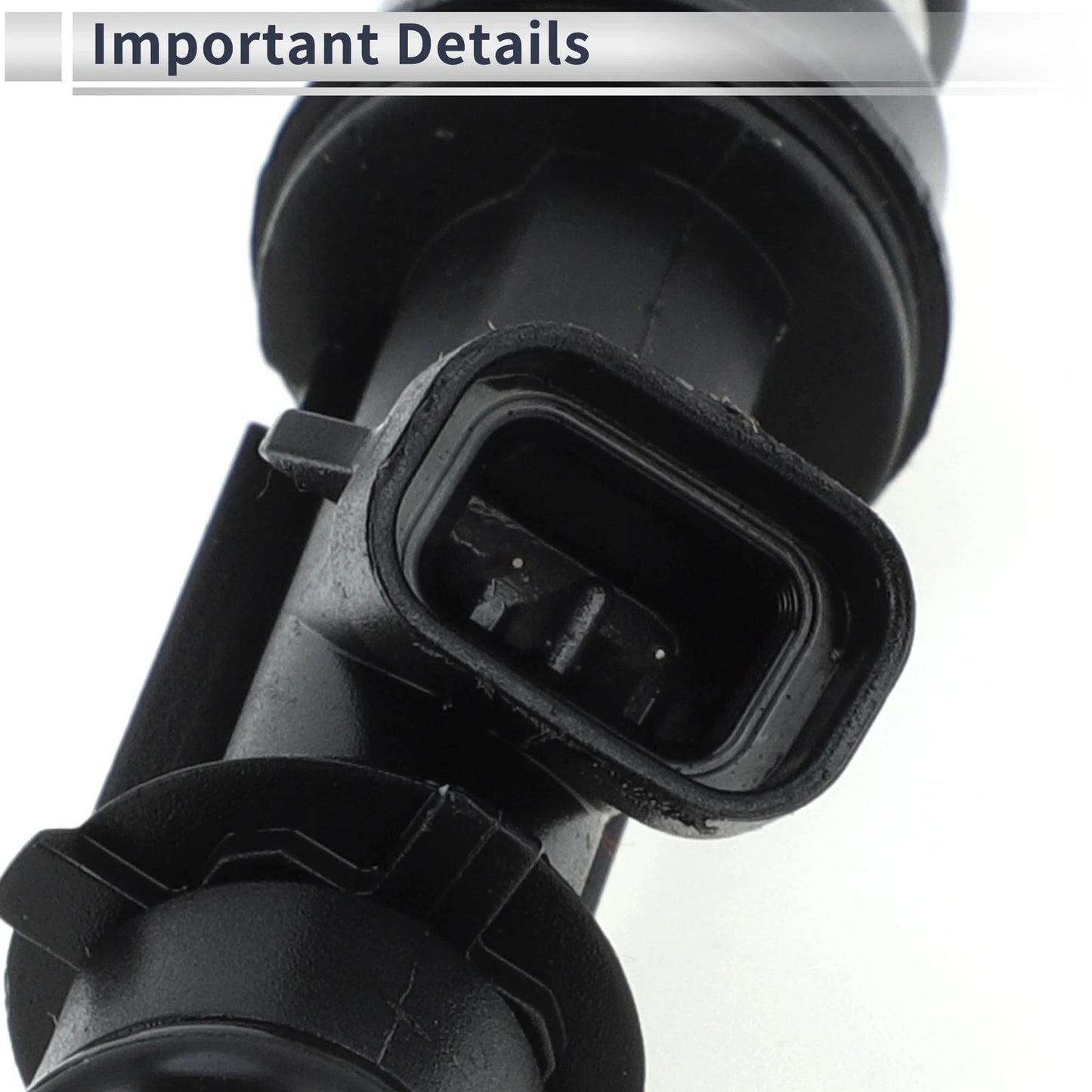 Fuel Injector 1 Pc Black for Chevy Pickup (2001 - 2003)