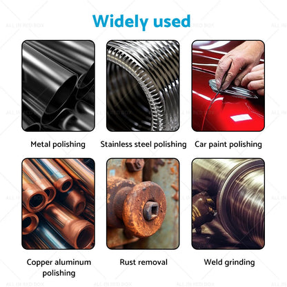 5 x Rust Removal Poly Strip Disc Wheel for Angle Grinder 100mm