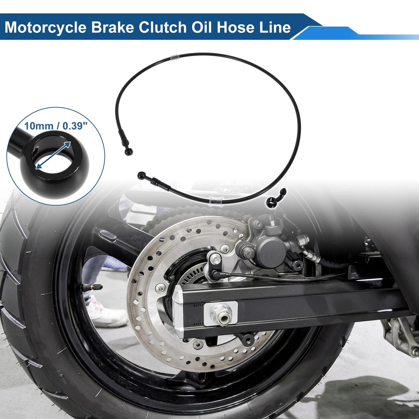 120cm Brake Clutch Oil Hose Line for Motorcycle
