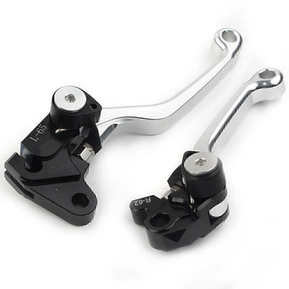 Silver Pivot Brake Clutch Levers for YAMAHA WR 250F WR 450F (2001-2016)