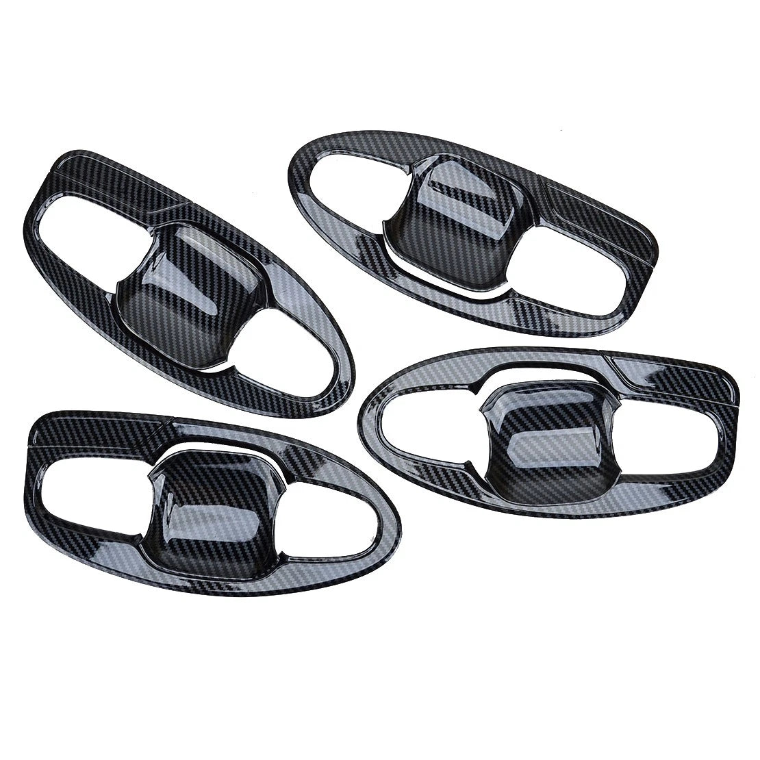 Carbon Fiber Door Handle Bowl Cover Trim for Subaru Forester