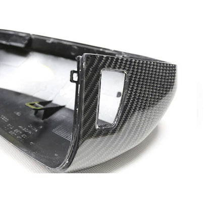 Carbon Fiber Replace Side Mirror Cover For Audi Q3 Q2 2019-2023 w/o Lane Assist