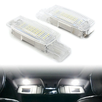2 x LED Vanity Mirror Lights for VW Golf Jetta Passat (2010-2023)