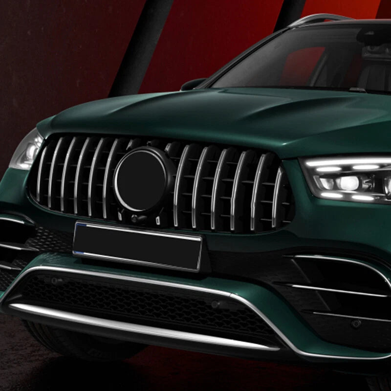 Chrome & Black Front Grill for Mercedes Benz W167 GLE350 GLE53 (2019-2023)