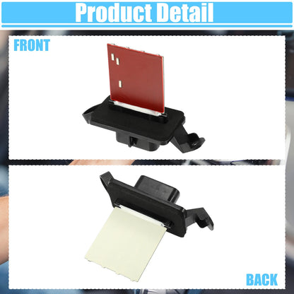 HVAC Blower Motor Resistor Heater for Chevrolet Malibu Black Red