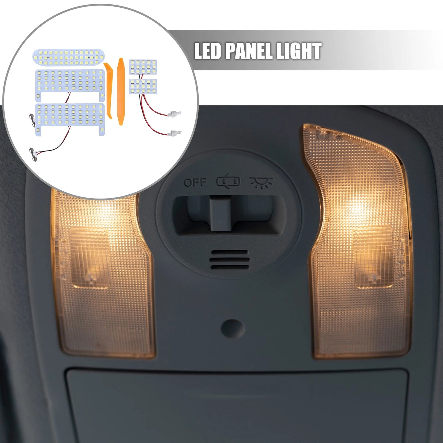 6000K Car Interior Dome Light for Toyota Voxy Noah 80 Series