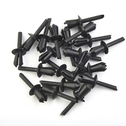 20PCS Nylon Model Car Rivets Left Rivets Expanding Trim Clips For Bumpers Sills