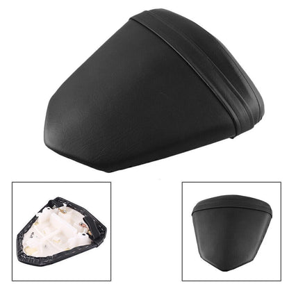 Black Rear Passenger Seat Cushion Pillion Pad for Yamaha YZF R6 (2006-2007)