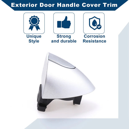 Exterior Silver Tone Door Handle Cover Trim for Buick LaCrosse (2017 - 2019)