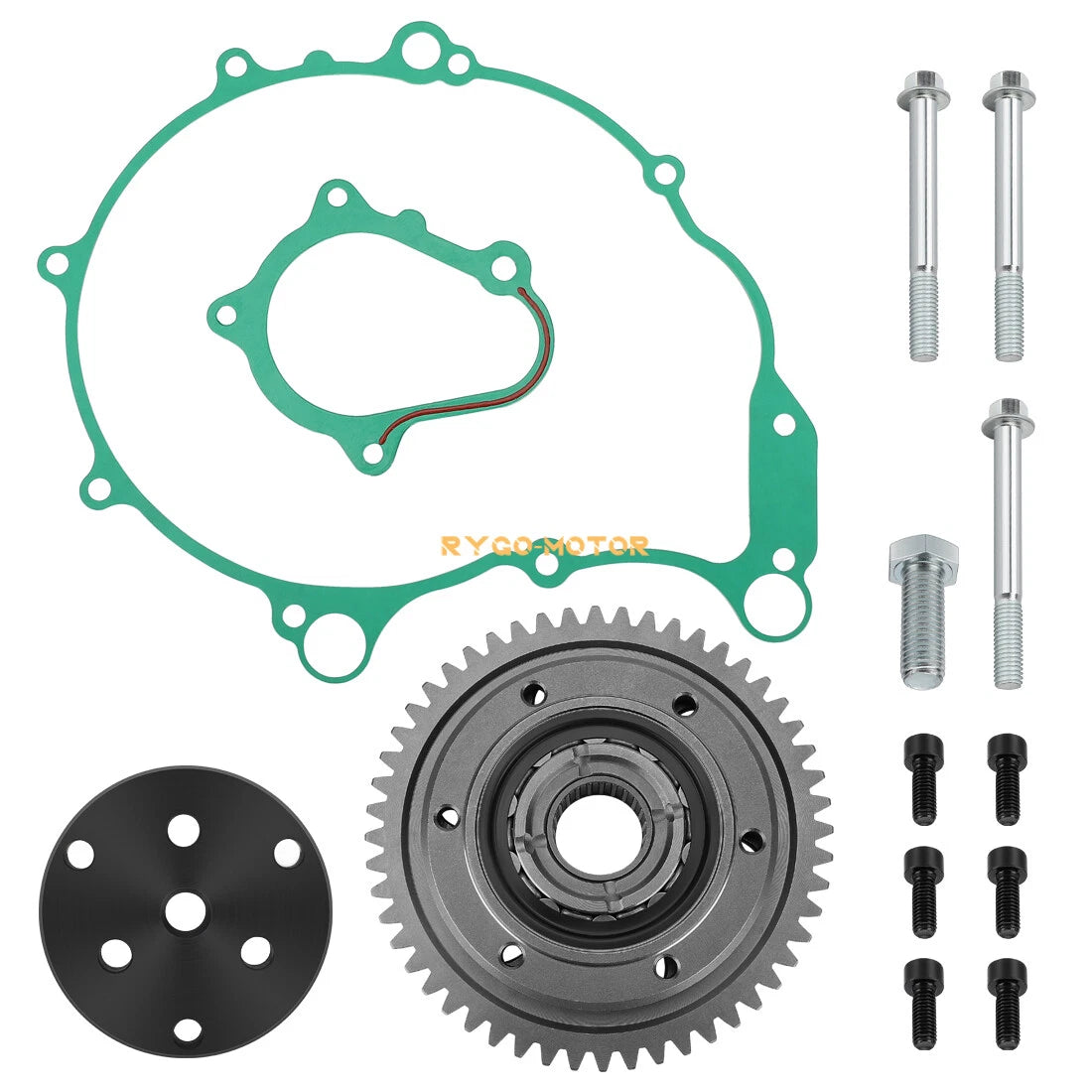 Starter Clutch One-Way Bearing Gear Flywheel Puller Kit for Yamaha Raptor 660R