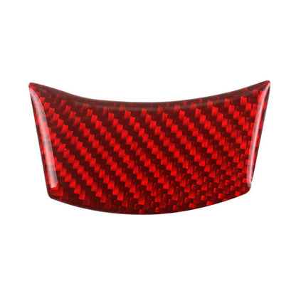 Red Steering Wheel Button Trim Cover for BMW 5 Series E60 (2004-2010)