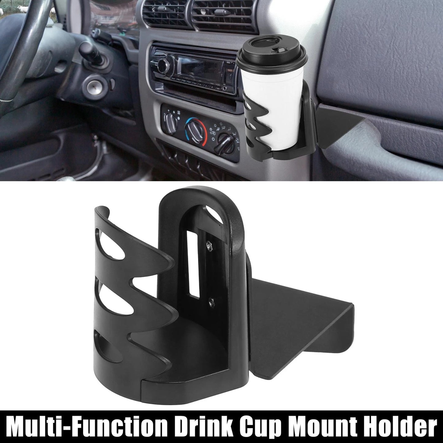 Adjustable Water Drink Cup Mount Holder for Jeep Wrangler TJ LJ (1997-2006)