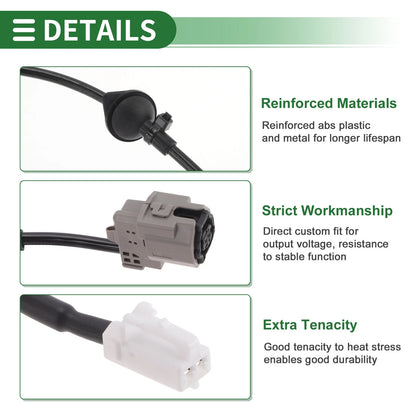 ABS Wheel Speed Sensor Rear Left for Toyota RAV4 (2013–2018)