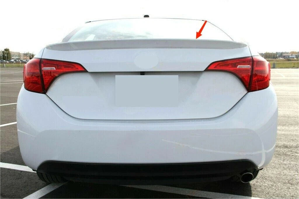 Super White Trunk Spoiler Wing for Toyota Corolla Sedan (2014-2018)