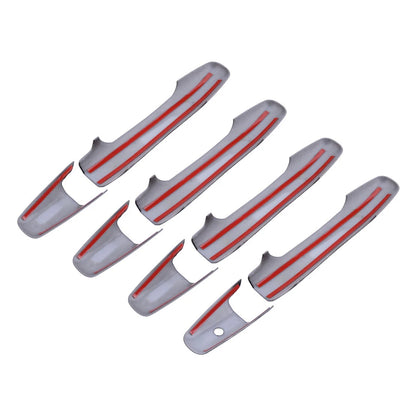 8pcs Carbon Fiber ABS Door Handle Covers for Honda Civic Pilot (2016-2023)
