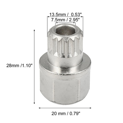31/15PT Wheel Lock Lug Nut Screw Removal Key for BMW (2015-2023)