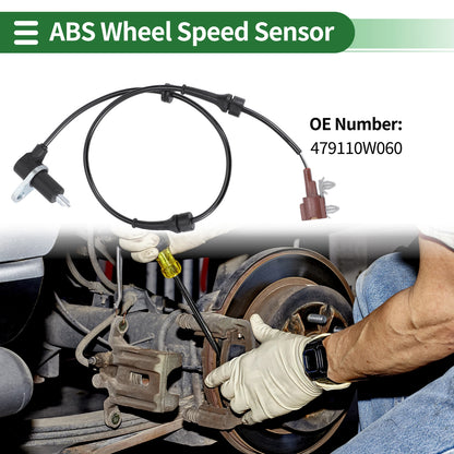 ABS Wheel Speed Sensor for Infiniti QX4 Front Left