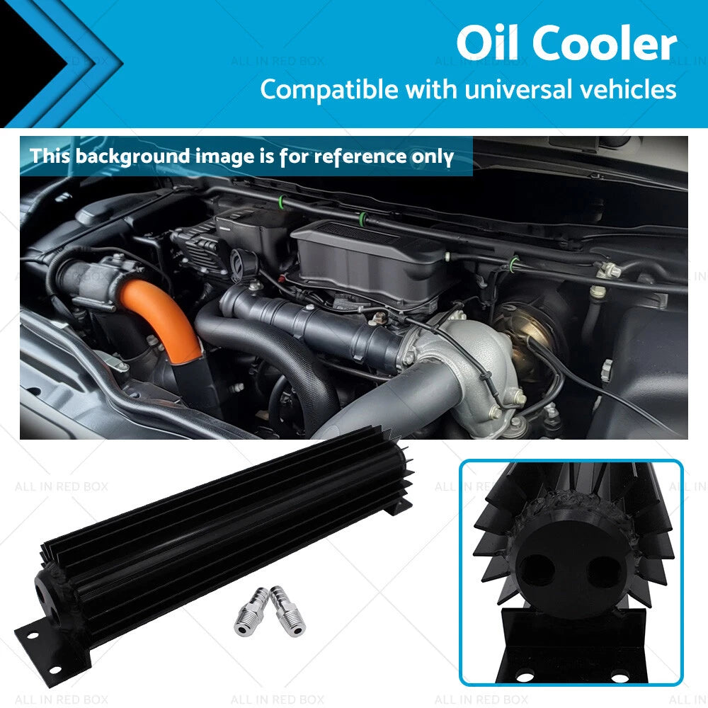 12'' Aluminum Dual Pass Oil Cooler for Universal Applications