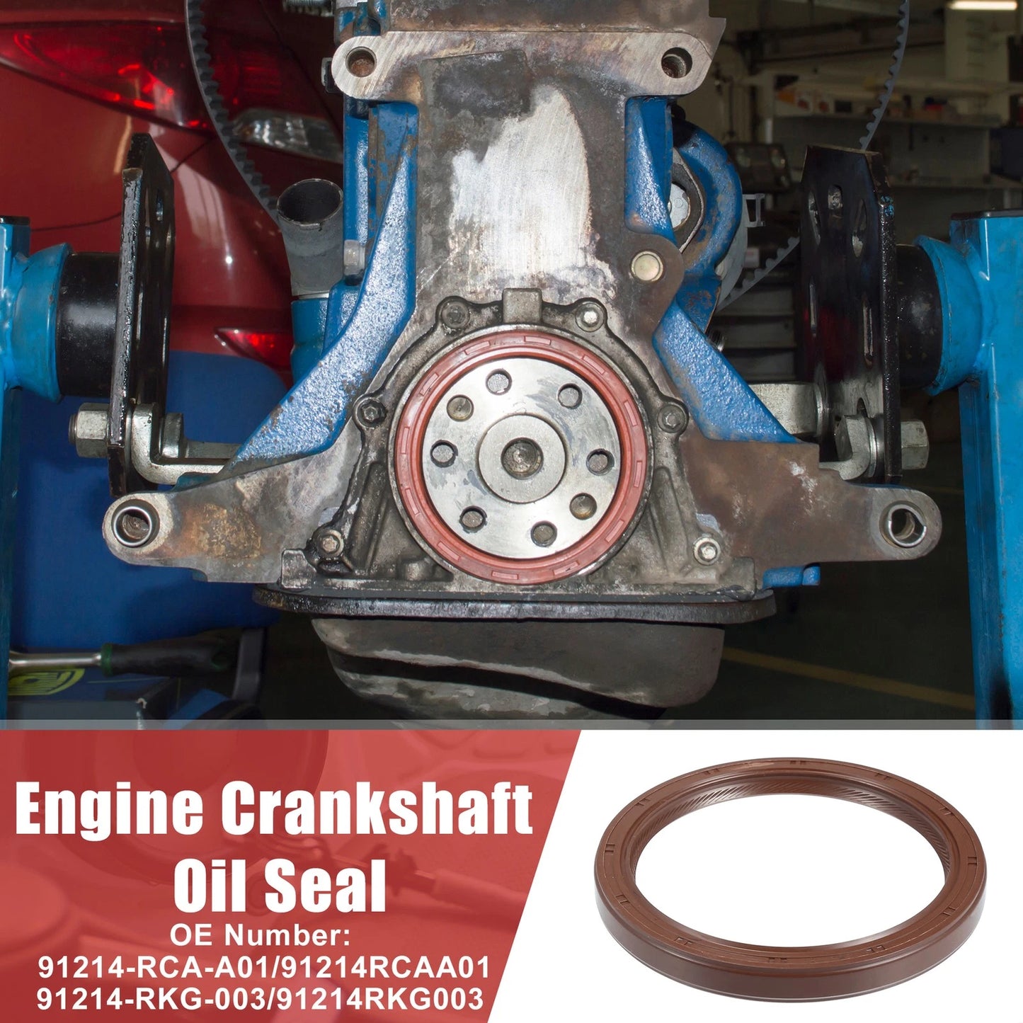 2 x Engine Crankshaft Oil Seals for Honda Pilot (2005-2012)