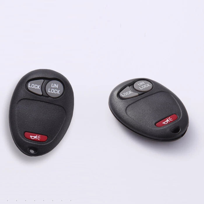 2Pcs Car Key Shell Case 2+1 Panic Remote Cover Fit for Hummer H3 GMC