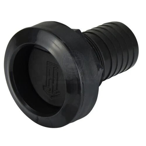 Scupper Thru Hull Nylon Straight for 38mm ID Hose