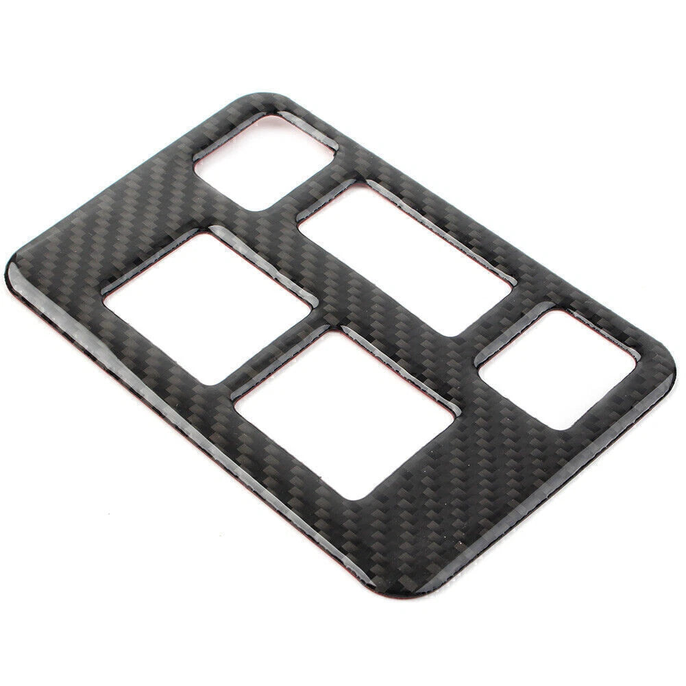 Carbon Fiber Headlight Button Frame Cover for Subaru Forester (2013-2018)