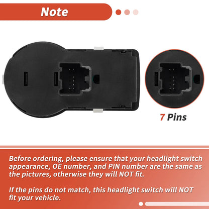 Headlight Switch for Buick Regal (2011 - 2017)