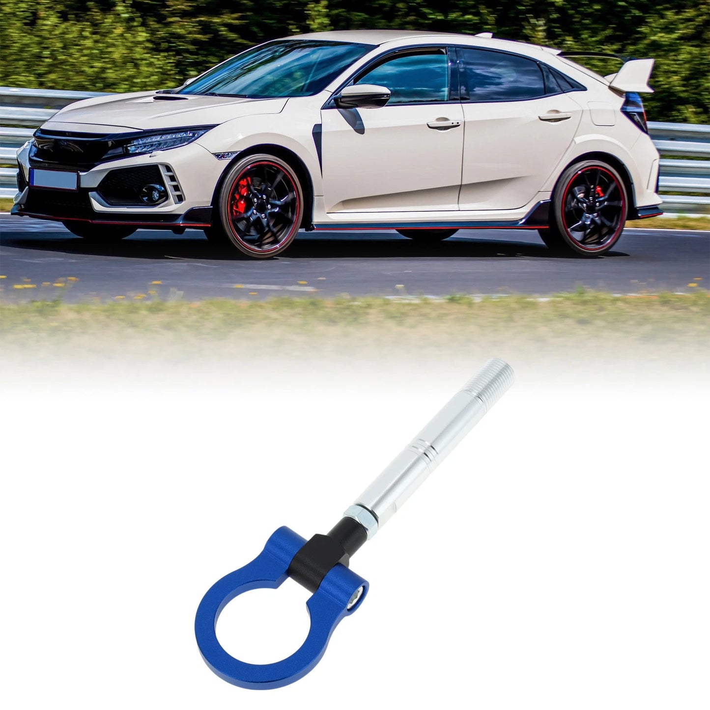 Trailer Ring Eye Towing Hook Folding Screw-on Tow Hook for Toyota Avanza