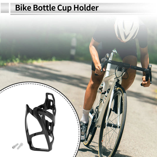 Water Bottle Cup Drink Holder Black Plastic Universal for Motorcycle