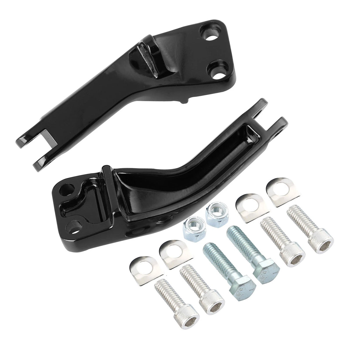 Rear Passenger Foot Pegs Mounts for Harley Dyna Street Bob (2007-2017)