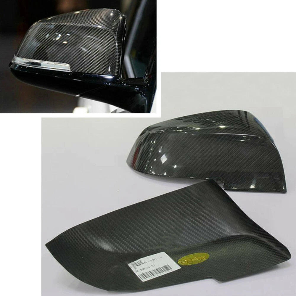 Carbon Fiber Side Mirror Covers for BMW F20 F21 F22 F30 F32 F36 F87 X1 M2 (2012-2020)