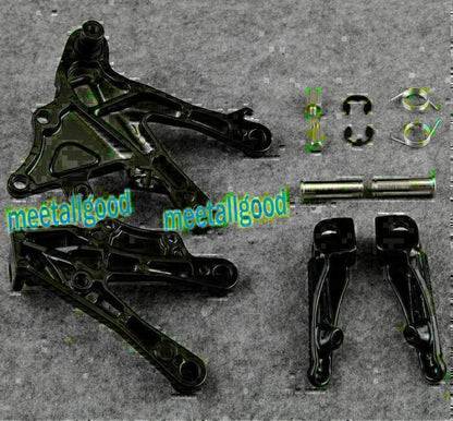 Front Footpegs L&R Brackets for KAWASAKI Ninja ZX10R (2006-2010)