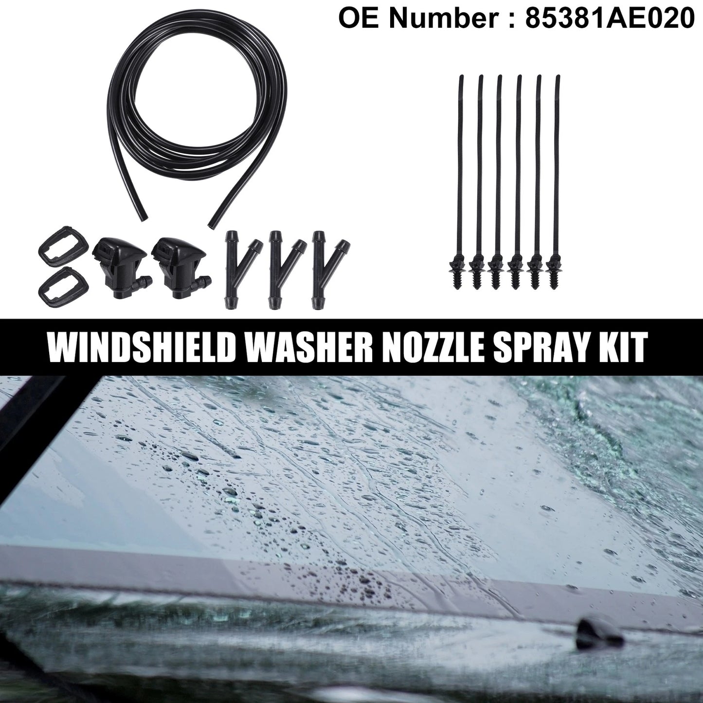 Set Windshield Washer Water Nozzle Spray for Toyota Sienna