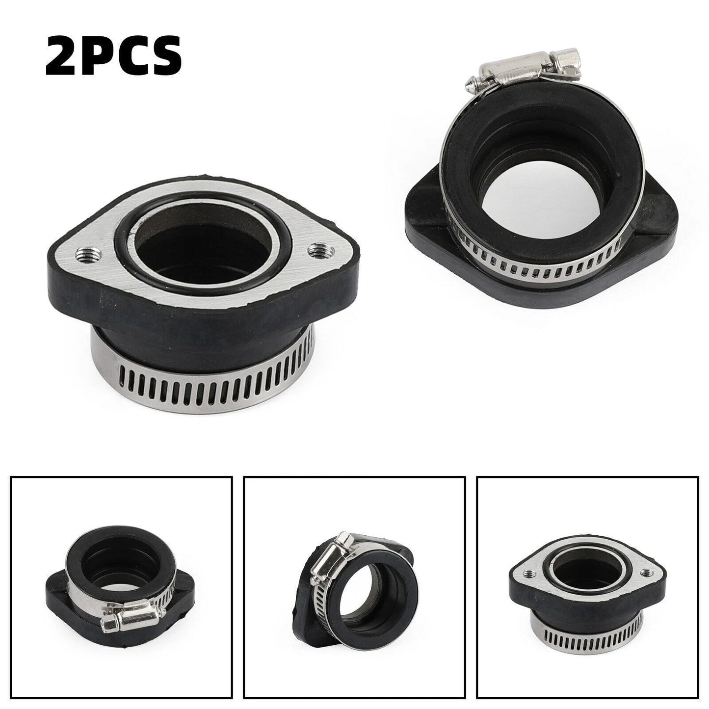2 x Carburetor Intake Manifold 28mm for VM24 PE26 PE28 PWK (110-160cc)
