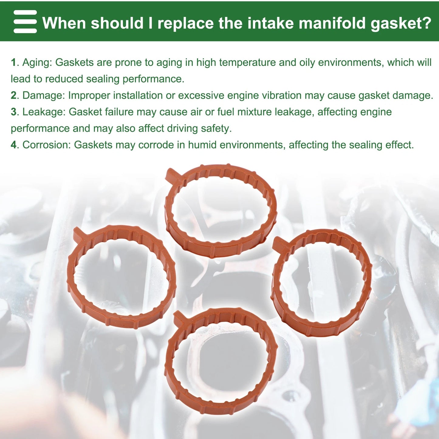 Intake Manifold Gasket for Honda City (2003-2008)