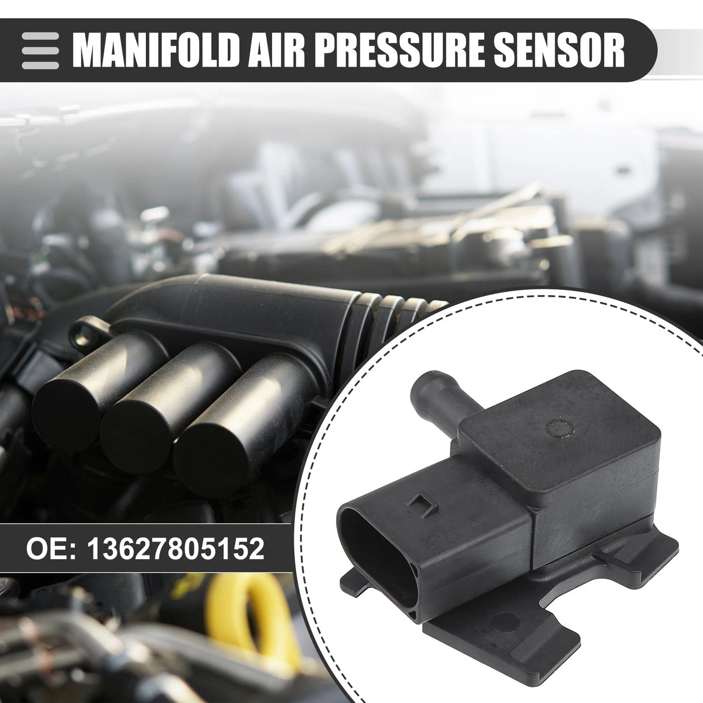 Exhaust Pressure Sensor for BMW 1 Series E81 (2006-2011)