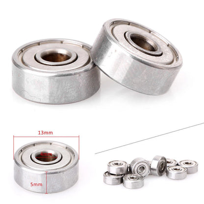 10 x 4x13x5mm Radial Ball Bearings for Mini Deep Groove Wheel Bearing 625ZZ