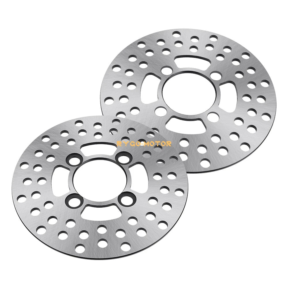 2 x Front Brake Disc Rotors for Yamaha Banshee 350 YFZ350 Warrior 350 YFM350X